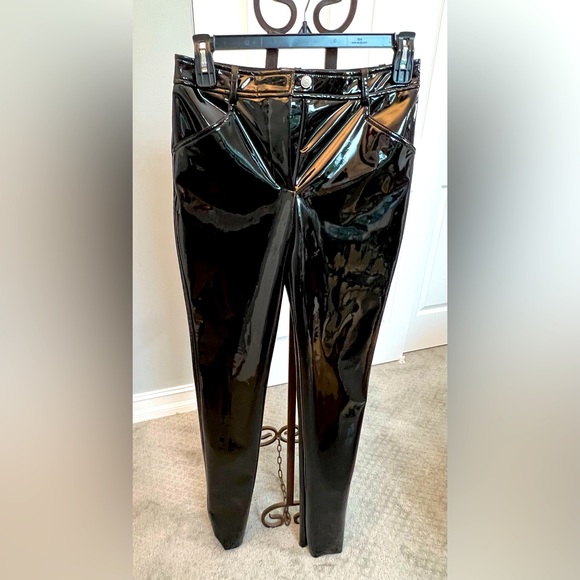 Price Drop!! 🔥Victoria Beckham Black Liquid Metallic Pants🔥 - Picture 2 of 9